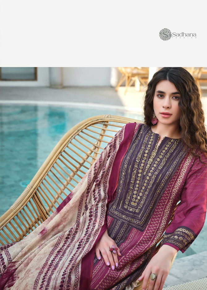 Mannat By Sadhana Pure Muslin Silk Printed Dress Material Wholesale Market In Surat